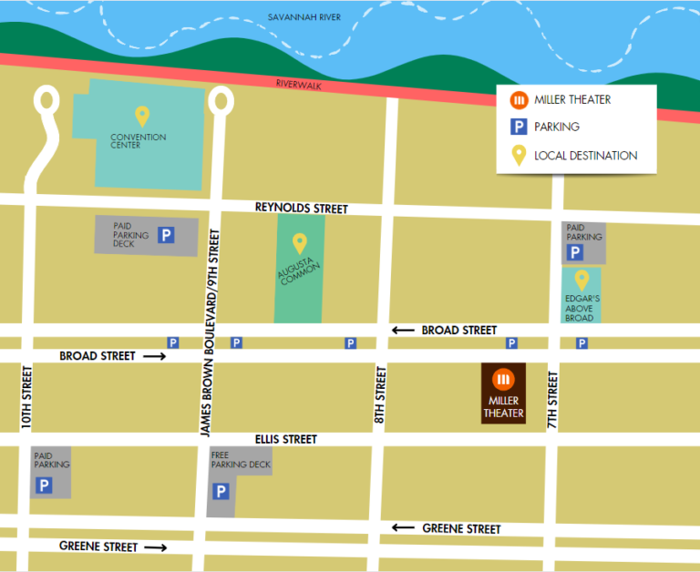 Directions & Parking Miller Theater Augusta