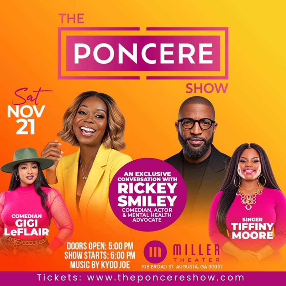 The Poncere Show: An Exclusive Conversation with Rickey Smiley