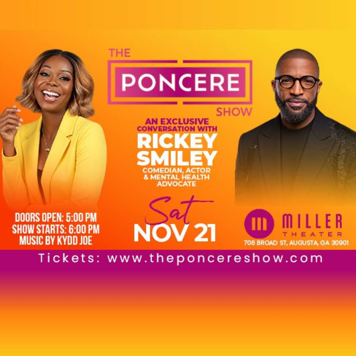 The Poncere Show: An Exclusive Conversion with Rickey Smiley